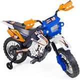 Moto Eletrica Infantil Motocross 6v Azul Com Rodinhas -xplast