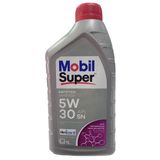 Óleo Lubrificante Do Motor Mobil Super 5w30 Api Sn Sintético Diesel Dexos 2 - 1l