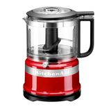 Mini Processador de Alimentos KitchenAid Empire Red com 02 Velocidades, Capacidade de 0,8 Litros - KJA03BV