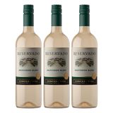 Kit Vinho Chileno Reservado Sauvignon Blanc - 3 Garrafas