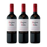 Kit Vinho Chileno Casillero Del Diablo Cabernet Sauvignon 375ml - 3 Garrafas