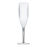10 Taças De Champanhe Acrílico 180ml Transparente - Pit-180