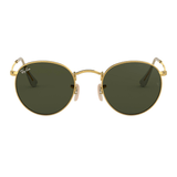 Óculos de sol Ray Ban Round Metal RB3447L 001 53 - Dourado