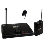 Microfone Skp Mini-iii Base e 1 Mic Lapela Uhf sem Fio