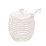 Açucareiro De Cristal Com Colher E Tampa Colméia 210ml - Lyor