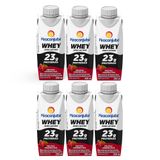 Kit 6 Bebida Láctea Piracanjuba Whey Zero Lactose Frutas Vermelhas 250ml