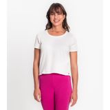 Blusa Feminina Malha Delicate Básica Rovitex Bege Gg