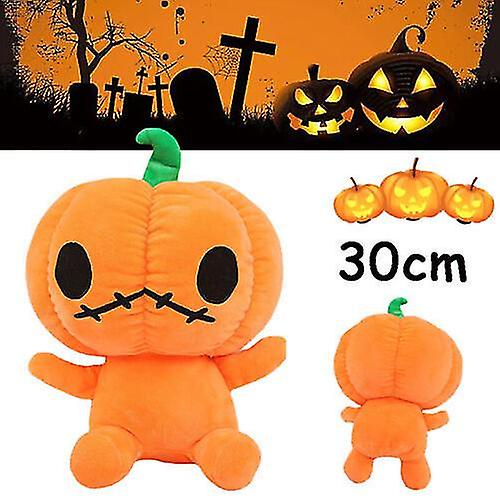 2022 Novo Halloween Pumpkin Plush Toys Simulação Recheado Pré