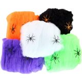 5pcs Halloween Casa Assombrada Bar Decoração Suprimentos Cobweb