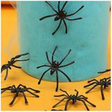 20pc Halloween Fake Spider Joking Toy Party Prop Insects Dec