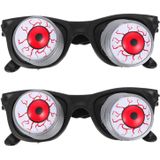 2pcs Eyeball Glasses Prank Props Scary Eyeglasses Bloody Sp G Eyeballs Eyebols Eyewear Funny Party Tricky Toy Kids Adults Halloween April Fo