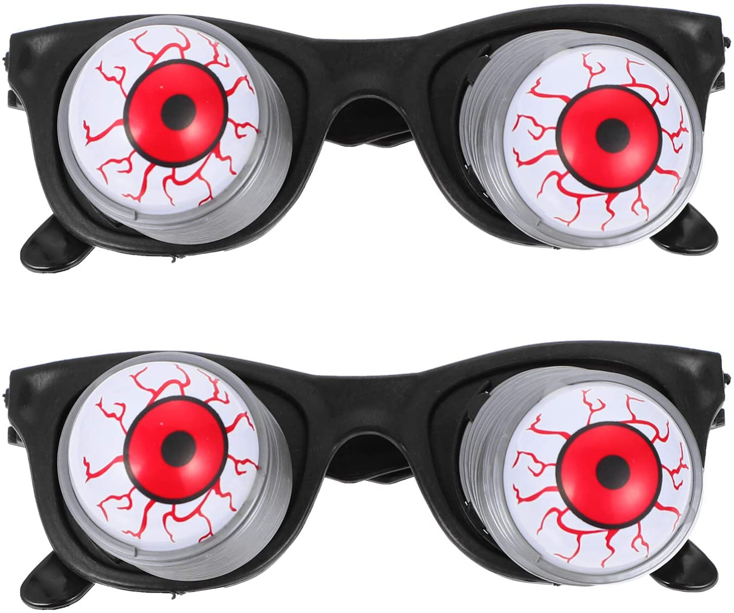 2pcs Eyeball Glasses Prank Props Scary Eyeglasses Bloody Sp G Eyeballs Eyebols Eyewear Funny Party Tricky Toy Kids Adults Halloween April Fo