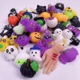 24 Halloween Pinching Music Squishy Toys Multicolor Tpr Ghos