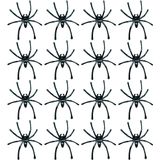 120pcs Halloween Spider Ornaments Falso Spider Toy Simulado