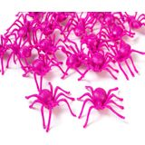 20pcs Halloween Spider Decoração Realista Aranha De Plástico B