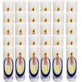 Kit Vela Votiva 7 Dias Super Chama Branca 240 Gramas - 30 Unidades