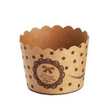 100 Pcs Kraft Paper Machine-made Muffin Cups,