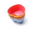 20pcs Random Color Love Silicone Muffin Cup, 5cm Cake Cup