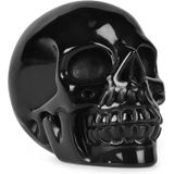 3 Polegadas Preto Obsidiana Cristal Crânio Escultura Mão Esculpida Zumbido