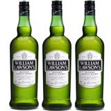 Whisky William Lawsons Finest 1l Kit Com 3 Unidades