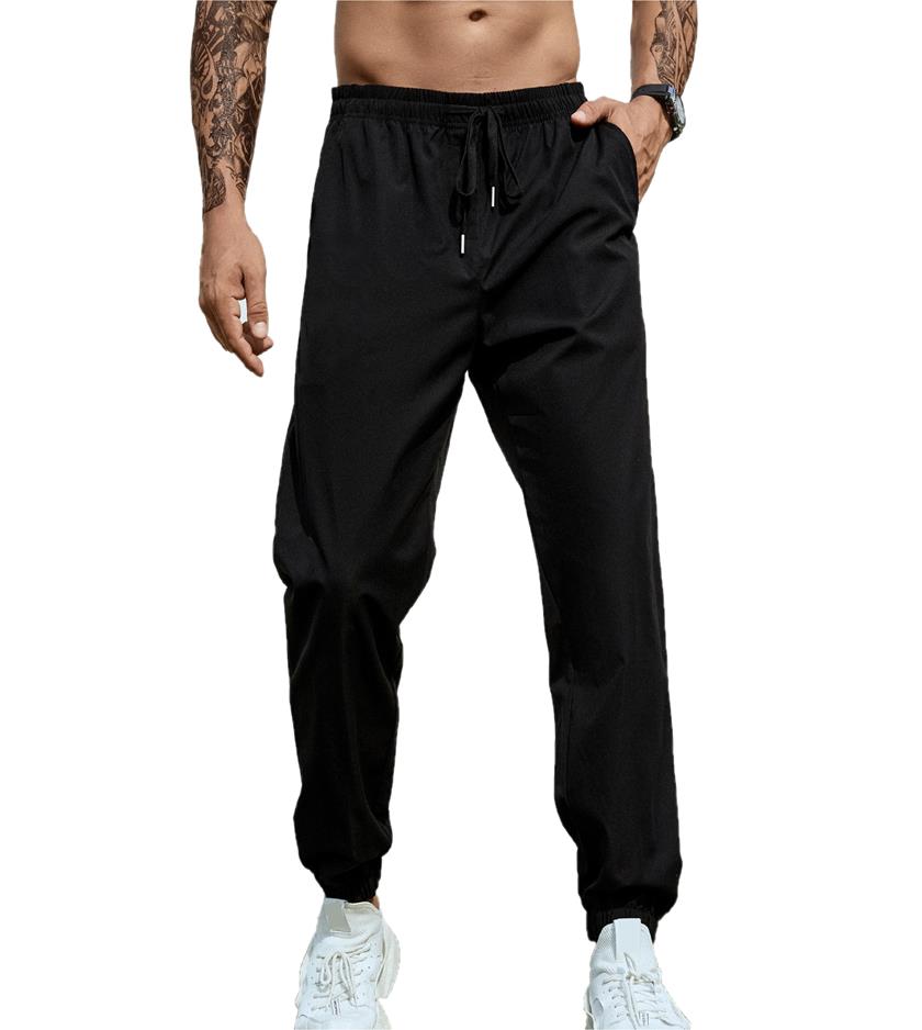 Calça Jogger Corta Vento Impermeável Lisa Sem Estampa