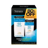 Kit Protetor Solar Neutrogena Fps50 200ml + Protetor Solar 120ml