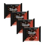 Kit 4 Chocolate Garoto Talento Dark Nibs De Cacau 75g