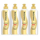 Kit 4 Cremes Para Pentear Pantene Cachos Hidra-vitaminados Ondulado 240g