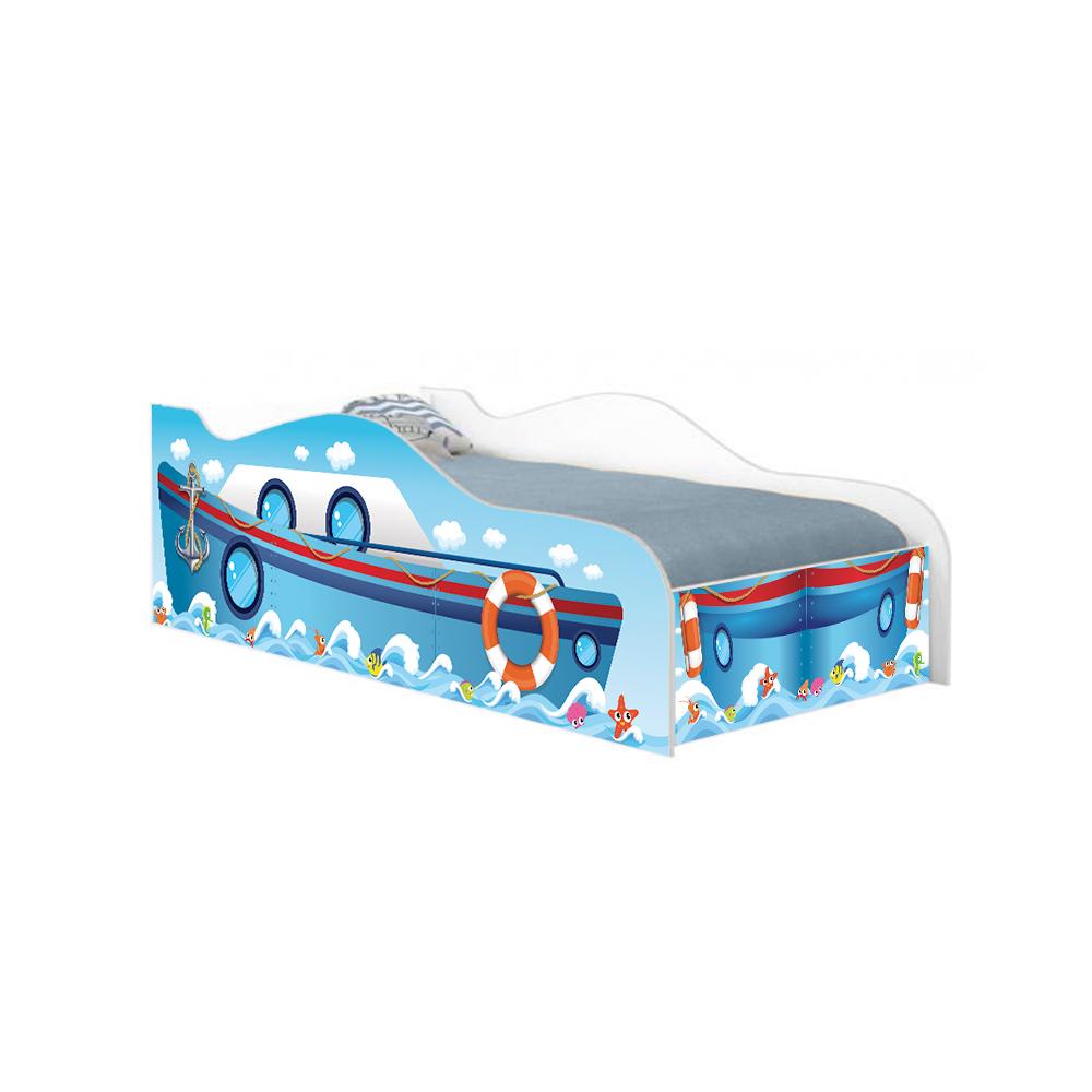 Cama Infantil Premium Kids - Barco Azul