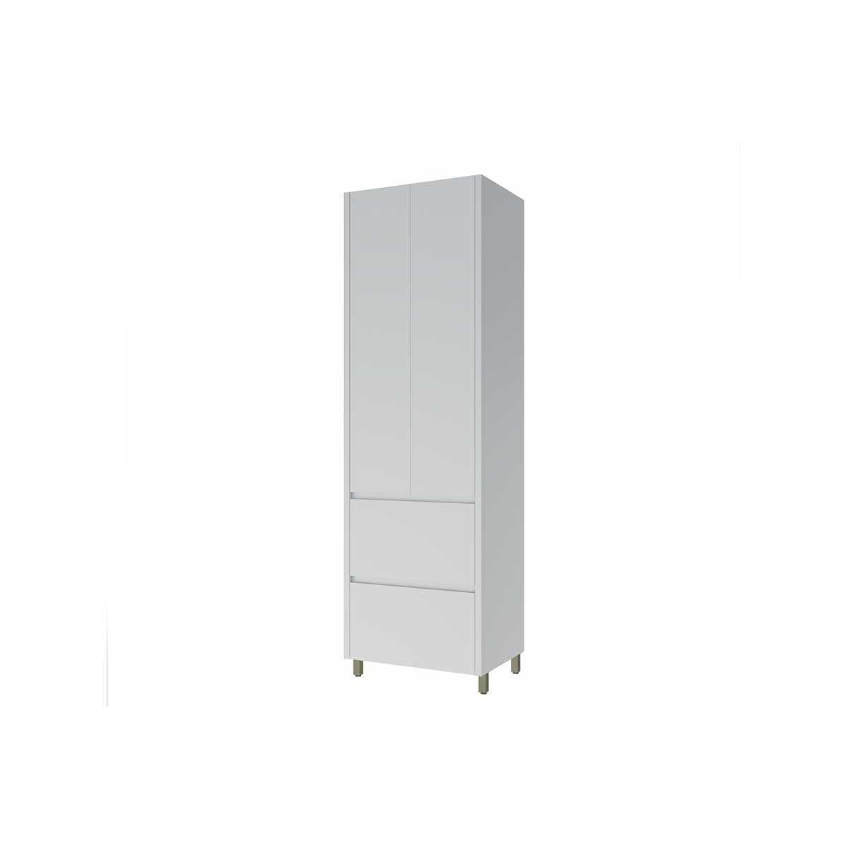 Paneleiro De Cozinha Modulado Rainha C/ 2 Portas E 2 Gavetas 70cm Branca - Nesher