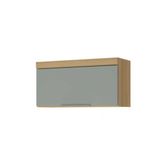 Armário De Cozinha Modulado Marquesa C/ 1 Porta Basculante 80 Cm Nature/verde - Nesher