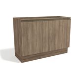 Módulo Cozinha Kappesberg Maxxi Balcão G745 2 Portas S/ Tampo 120cm Nogal-kappesberg