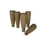 Módulo Cozinha Henn Americana Kit 5un Pés Cônicos Reguláveis P/ Balcão De Bronze-henn