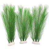 Decorações Do Aquário Tanque De Peixes Plantas De Água Verde Artificial