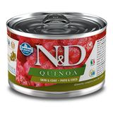 Ração Úmida N&amp;d Quinoa Cães Skin&amp;coat Pato - 140g