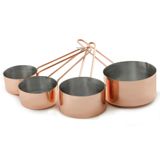 Jogo Com 4 Xícaras Medidoras  Bronze - Asa1501bz