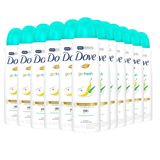Kit 12 Desodorantes Aerosol Dove Go Fresh Pera E Aloe Vera 150ml