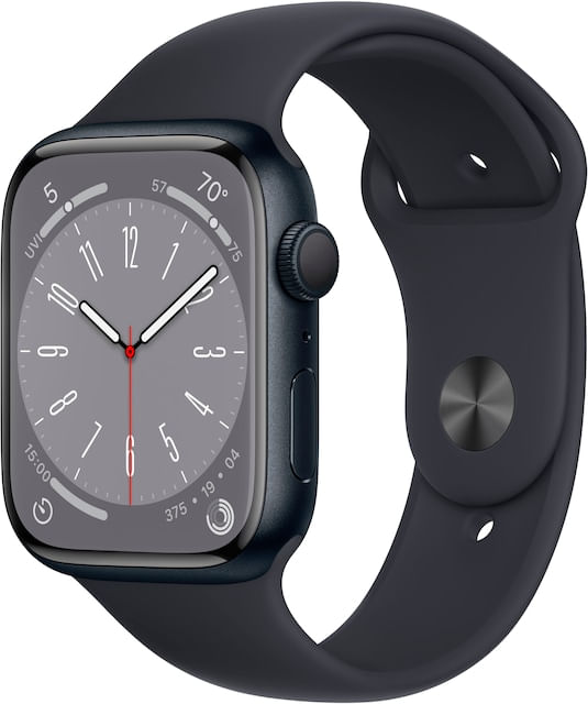 Smartwatch Apple Watch Edition Series 7 41mm - Gps + Cellular - Caixa Preta/ Pulseira em Couro Preta P/m Ml8m3be/a