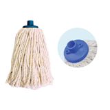 Refil Mopinho Com Encaixe De Rosca Mop Úmido Algodão Pisos 170g - Pontas Cortadas Com Excelente Absorção De Líquidos