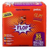 Tapete Higiênico Flop Slim 60x55cm Petix 30 Unidades