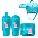 Kit Alta Moda Com Shampoo Micelar Acqua 300ml + Condicionador 300ml + Máscara Cápilar Acqua Shine 300g