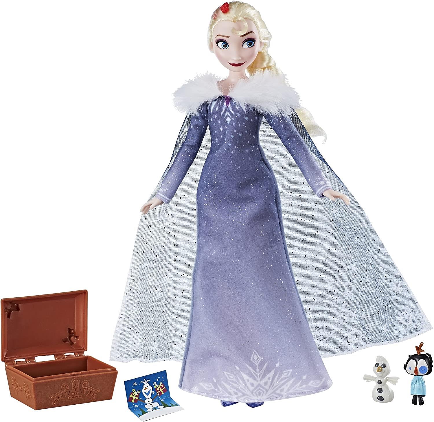 Boneca Interativa Elsa Aventura Congelante De Olaf Disney