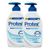 Sabonete Líquido Protex Duo Protect 400ml | Kit Com Duas Unidades