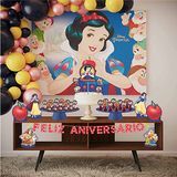 Kit Festa Fácil Branca De Neve Disney Aniversário Criança Infantil