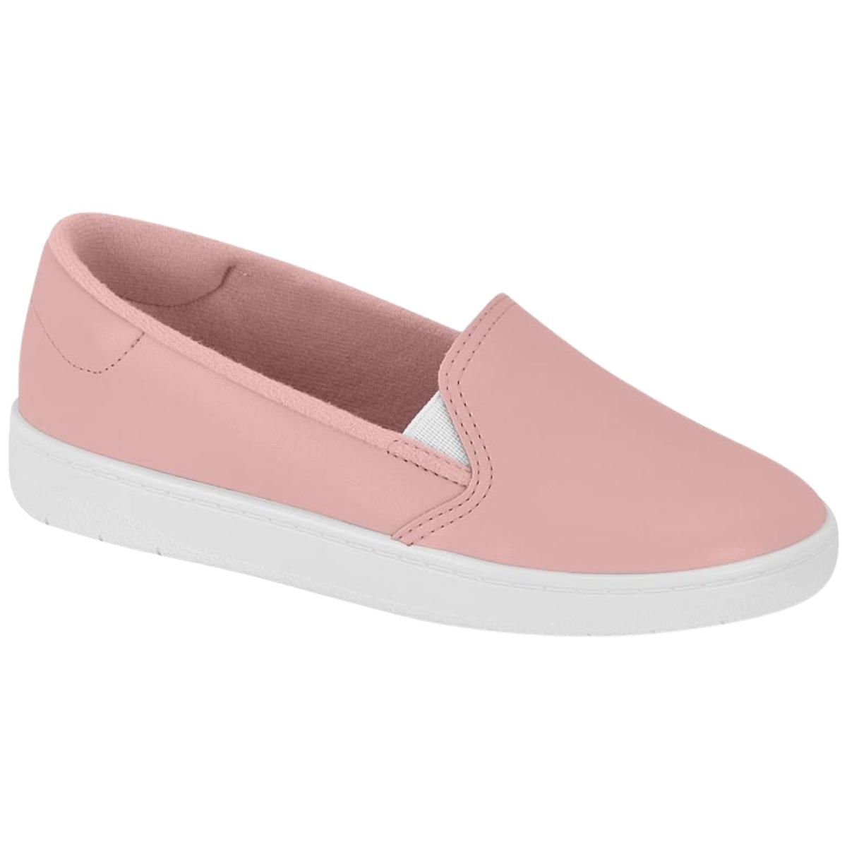 Tênis Infantil Meninas Slip On Conforto Molekinha 2554.115.7800 - Rosa - 30