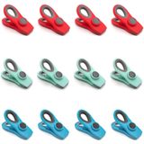 12 Pack Chip Bag Clip Magnetic Food Clips Kitchen Clips For Fridge Snack Bags Food Storage With Air Tight Seal 3 Color