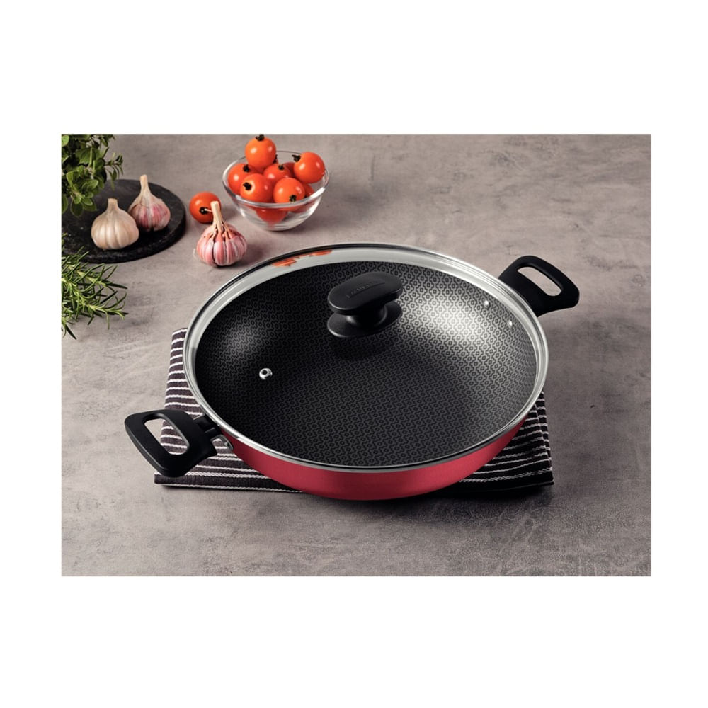 Panela Wok Loreto Antiaderente 28cm