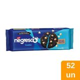 Biscoito Nestlé Cookies Negresco Chocolate Com Gotas De Baunilha 60g - Embalagem Com 52 Unidades