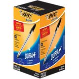 Caneta Bic Cristal Dura Mais Preta Ponta Média De 1.0mm 50un