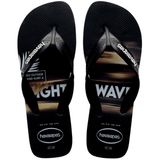 Chinelo Feminino De Dedo Casual Havaianas Surf Fc 4000047 - Preto/branco - 37